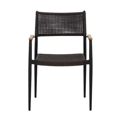 🪑 Outdoor Chair – Black Rope × Black Frame